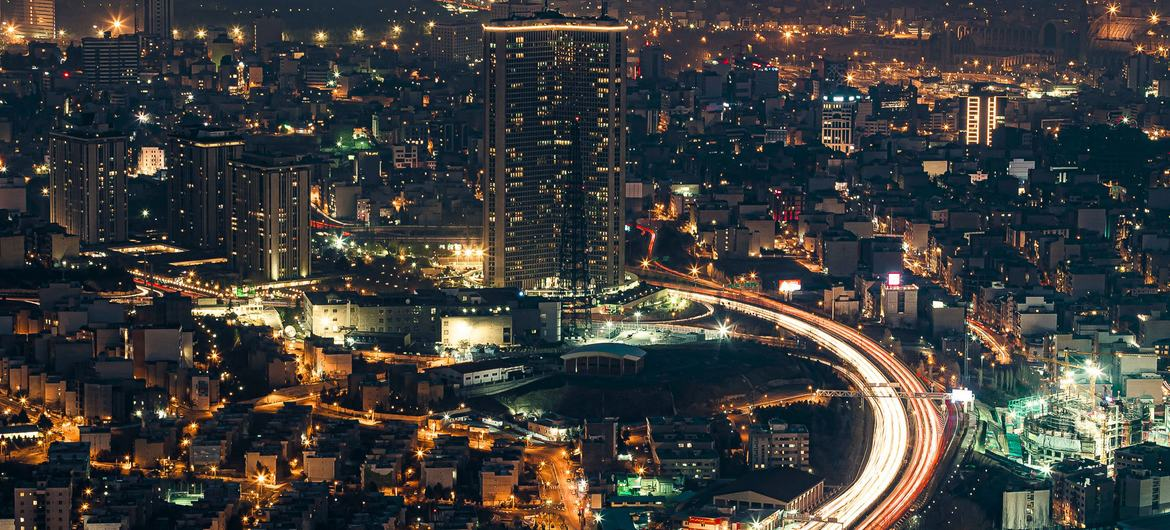 © UNRCO Iran Tehran, the capital of Iran.